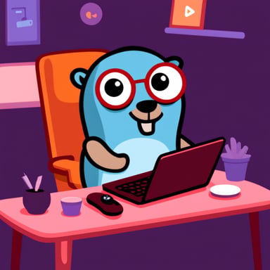 Go Blue Gopher playing video games