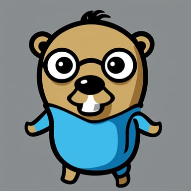 Go Blue Gopher as the avatar on GitHub page.