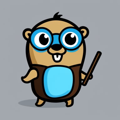Go Blue Gopher as the avatar on GitHub page.
