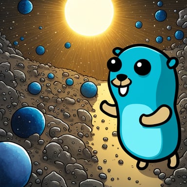 Go Blue Gopher creates a universe.