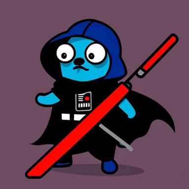 Go Blue Gopher as Darth Vader