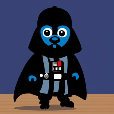Go Blue Gopher as Darth Vader