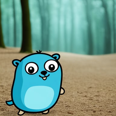 The prompt is not in English and doesn't mention go blue gopher in a context that can be modified according to your instruction. Please provide an English prompt relevant to go blue gopher.