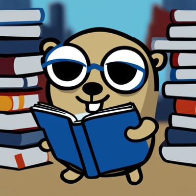 Go Blue Gopher reading