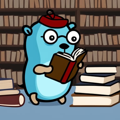 Go Blue Gopher reading