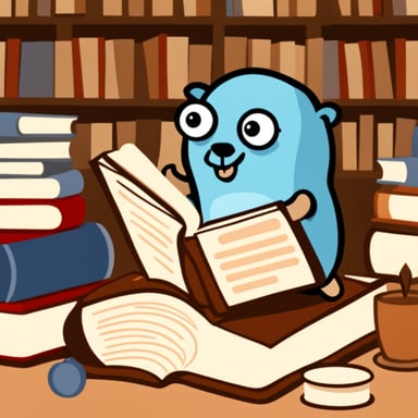 Go Blue Gopher reading