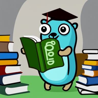 Go Blue Gopher reading