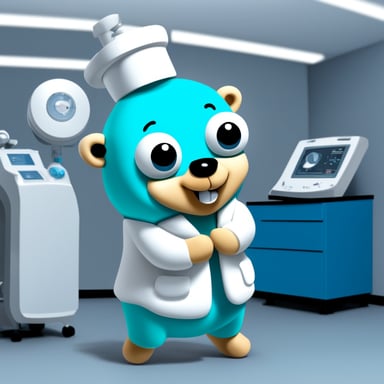 Go Blue Gopher in Baikal Medical Systems