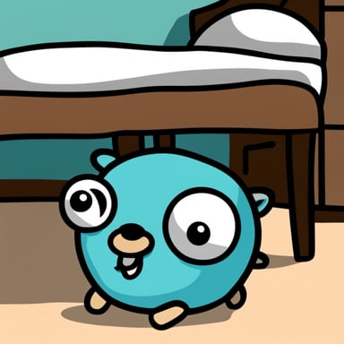 Go Blue Gopher under your bed.