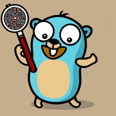Go Blue Gopher is playing darts.