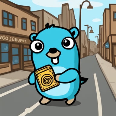 I would like to create Go Blue Gopher for an application called Merchant.