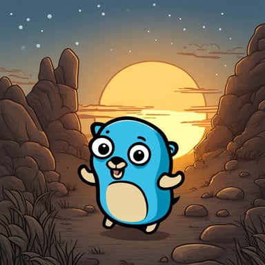 I would like to create Go Blue Gopher for an application called Merchant.