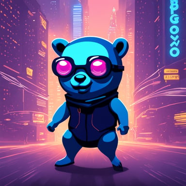 Go Blue Gopher explores the cyberpunk blockchain.
