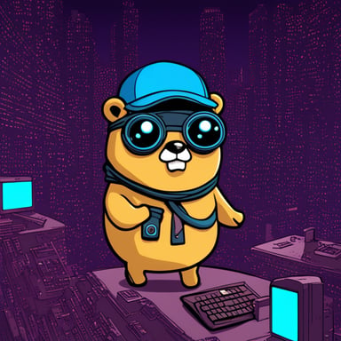 Go Blue Gopher explores the cyberpunk bitcoin.