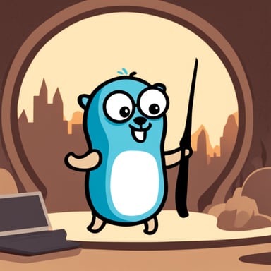 Go Blue Gopher as Messenger Gopher.