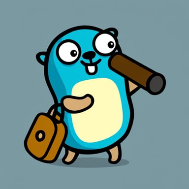 Go Blue Gopher as Messenger Gopher.