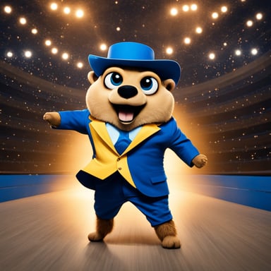 Go Blue Gopher stars in the latest blockbuster, captivating audiences with its charismatic performance and unique charm.