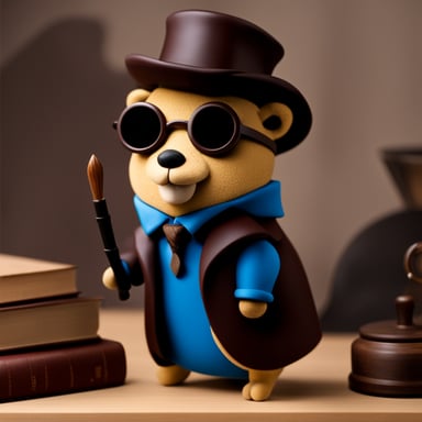 Go Blue Gopher as Sherlock Holmes