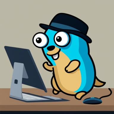 Go Blue Gopher tracing in Golang