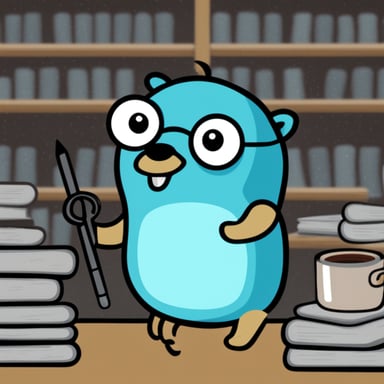 Go Blue Gopher tracing in Golang