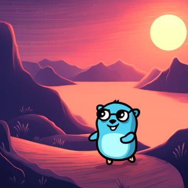 Go Blue Gopher tracing in Golang