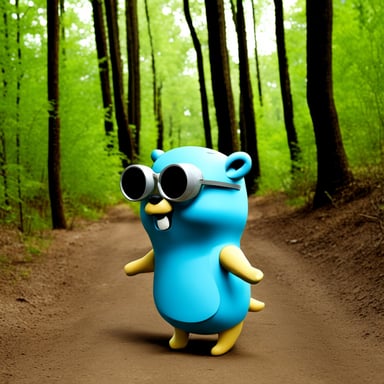 Go Blue Gopher searching for anomalies.