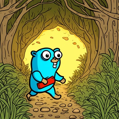 Go Blue Gopher searching for anomalies.