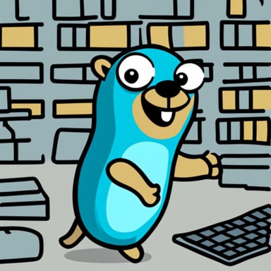 Go Blue Gopher rolling on databases.