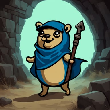 Go Blue Gopher in Baldur's Gate