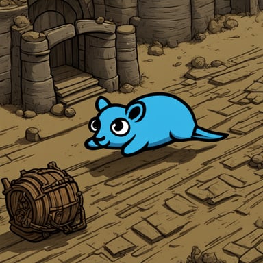 Go Blue Gopher in Baldur's Gate