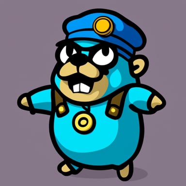 Go Blue Gopher as Wario!