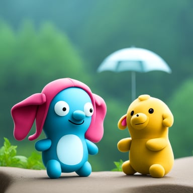 Go Blue Gopher and ElePHPant friends