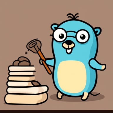 Go Blue Gopher takes over Node.js tasks.