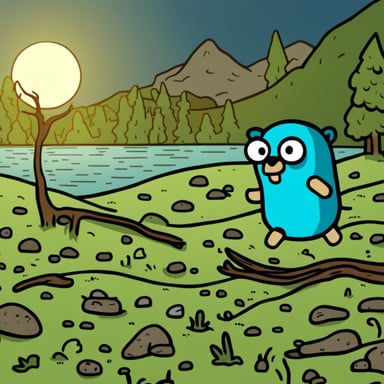 Go Blue Gopher in Zombie Apocalypse