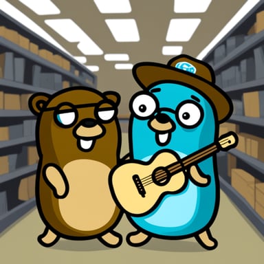 Go Blue Gopher disguises as a beaver.