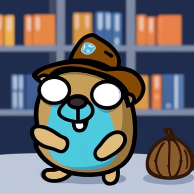 Go Blue Gopher disguises as a beaver.