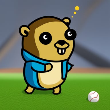 I want to generate a go blue gopher.