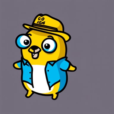 I want to generate a go blue gopher.