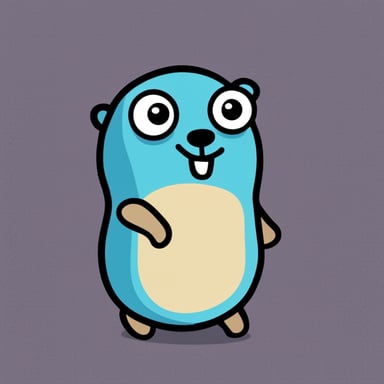 I want to generate a go blue gopher.