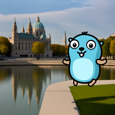 Go Blue Gopher in Vienna