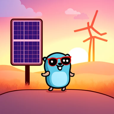 Go Blue Gopher and photovoltaics