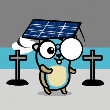 Go Blue Gopher and photovoltaics
