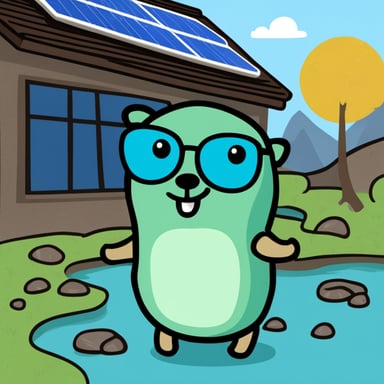 Go Blue Gopher and photovoltaics