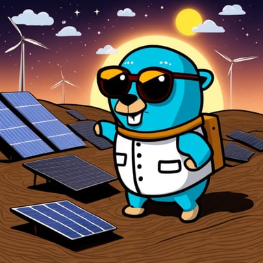 Go Blue Gopher is exploring the world of photovoltaics, learning how to harness solar energy.