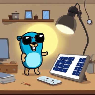 Go Blue Gopher is exploring the world of photovoltaics, learning how to harness solar energy.