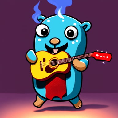 Go Blue Gopher is burning with excitement.