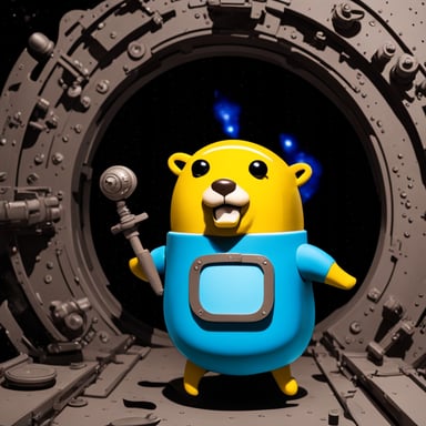 Go Blue Gopher's starship.