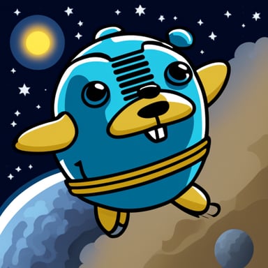 Go Blue Gopher's starship.