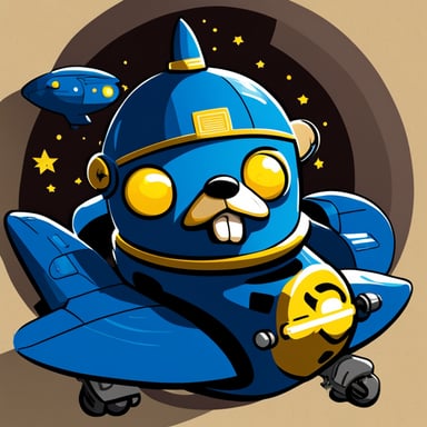 Go Blue Gopher's starship.