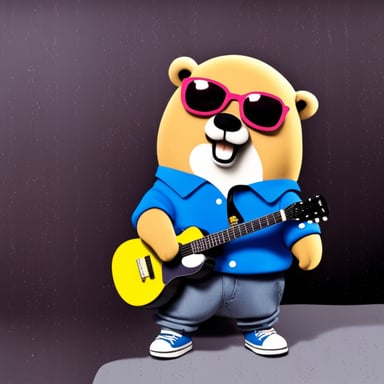 Go Blue Gopher rocks the 90s style.